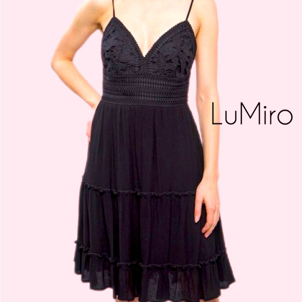 Ticket To Paradise Backless Dress in Black